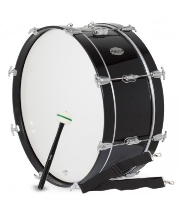 Pack Marching Bass Drum 45X20Cm Standar Ref. 04085P (Maza+Correa) - Gc0170 black cover