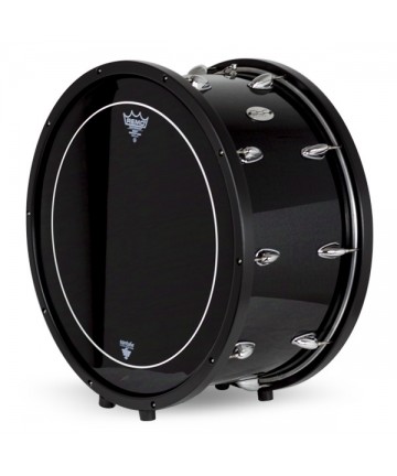 Marching bass drum 55x28cm stf2560 - Gc0160 cover black paddle