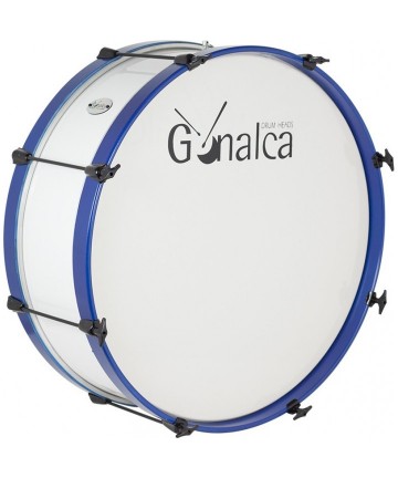 Marching Bass Drum Charanga Infantil 35X18Cm Ref. 04094 (MALLET AND STRAP) - Gc0100 white cover