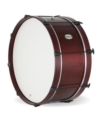 Marching Bass Drum Charanga 50X18Cm Quadura Ref. 04141 (MALLET AND STRAP) - Gc0214 dark painted red