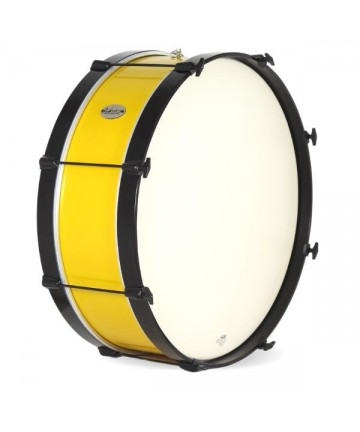 Marching Bass Drum Charanga 50X23Cm Standar Ref. 04142 (MALLET AND STRAP) - Gc0130 yellow cover