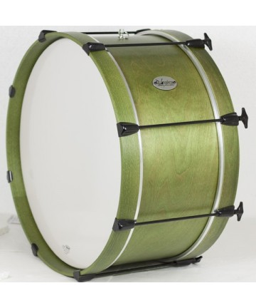 Marching Bass Drum Charanga 50X22Cm Quadura Ref. 04145 (MALLET AND STRAP) - Gc0073 emerald green