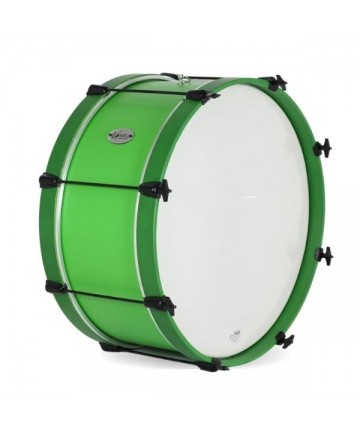 Marching Bass Drum Charanga 50X22Cm Quadura Ref. 04145 (MALLET AND STRAP) - Gc0082 opaque green