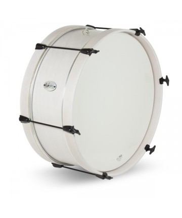 Marching Bass Drum Charanga 66X23Cms Quadura Ref. 04113 (MALLET AND STRAP) - Gc0215 painted white